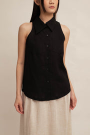 Helene Collar Top