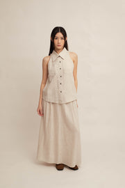 Helene Collar Top