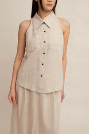 Helene Collar Top