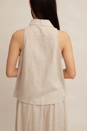 Helene Collar Top