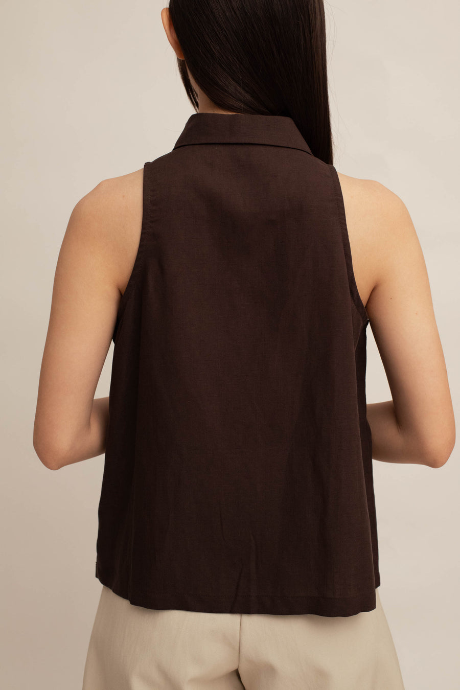 Helene Collar Top