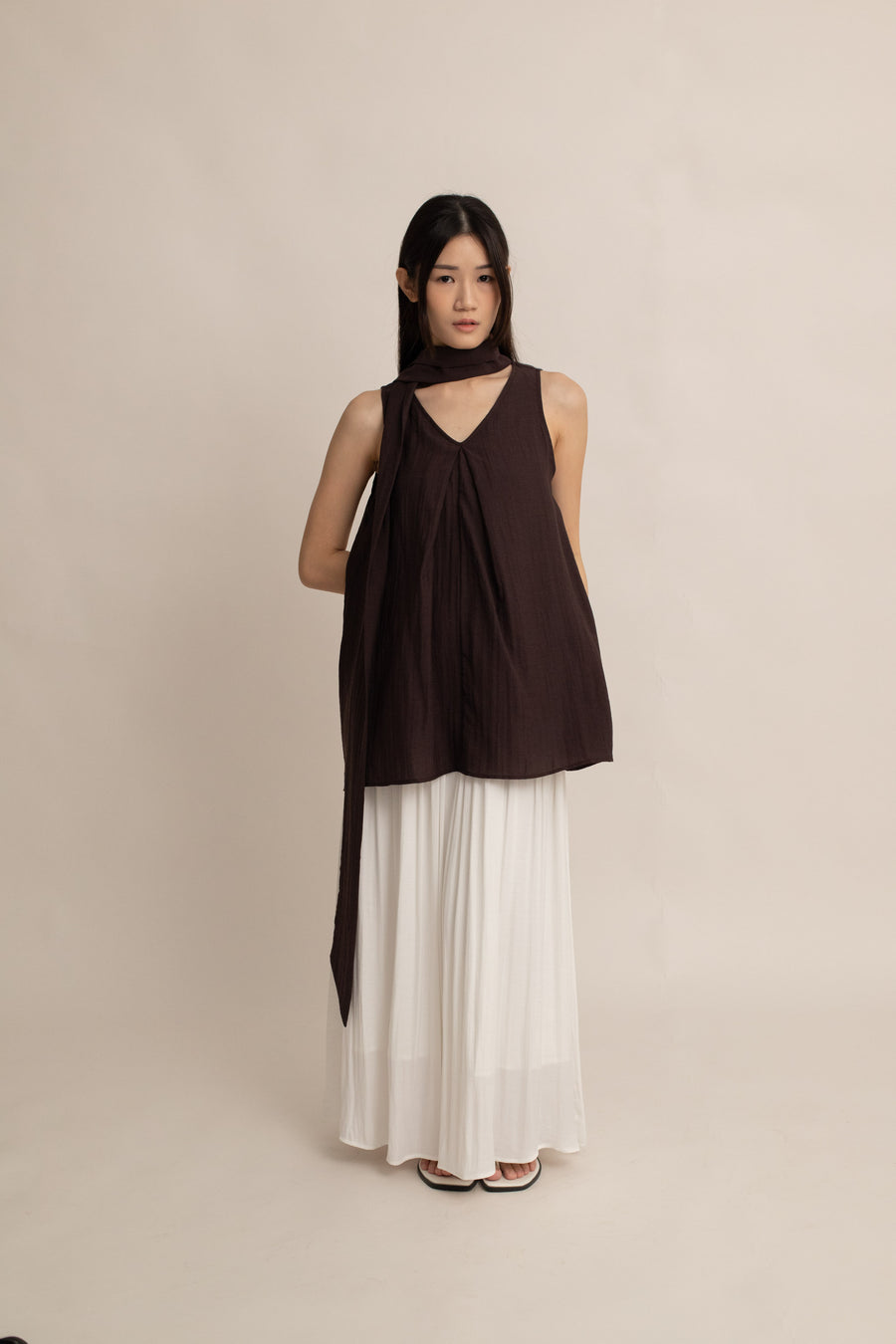 Vanessa Tie-Front Top