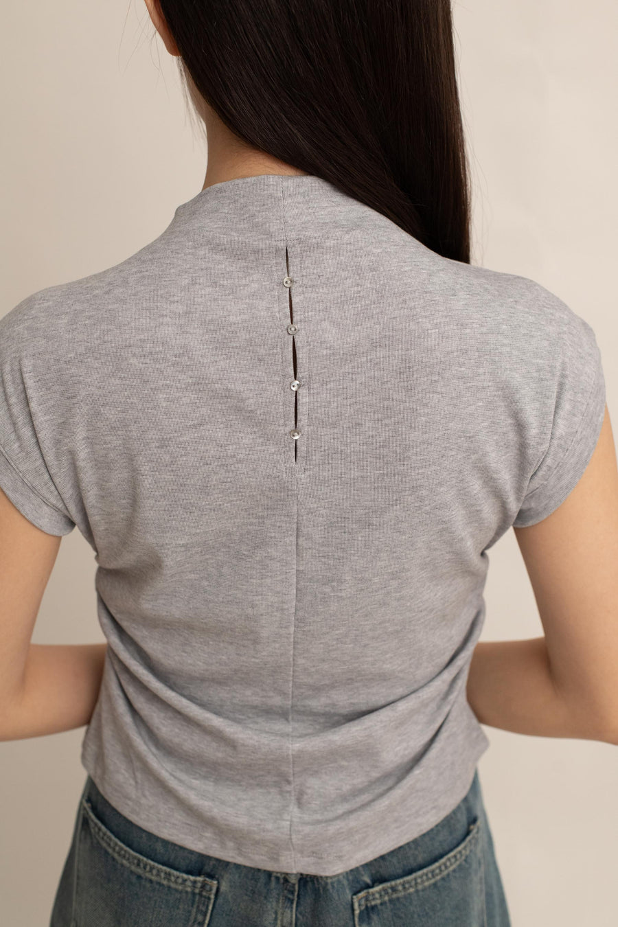 Ines High Neck Top