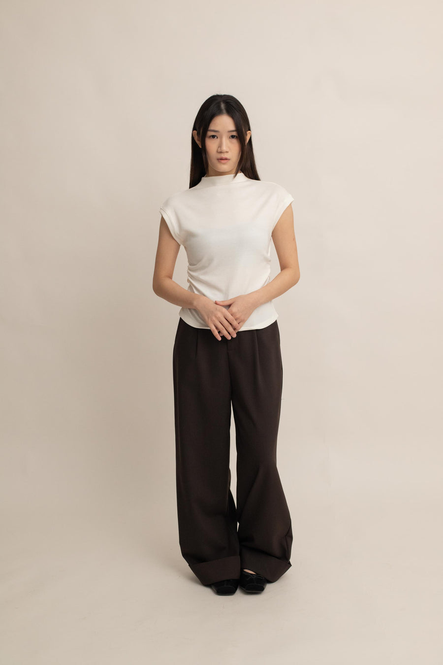 Ines High Neck Top