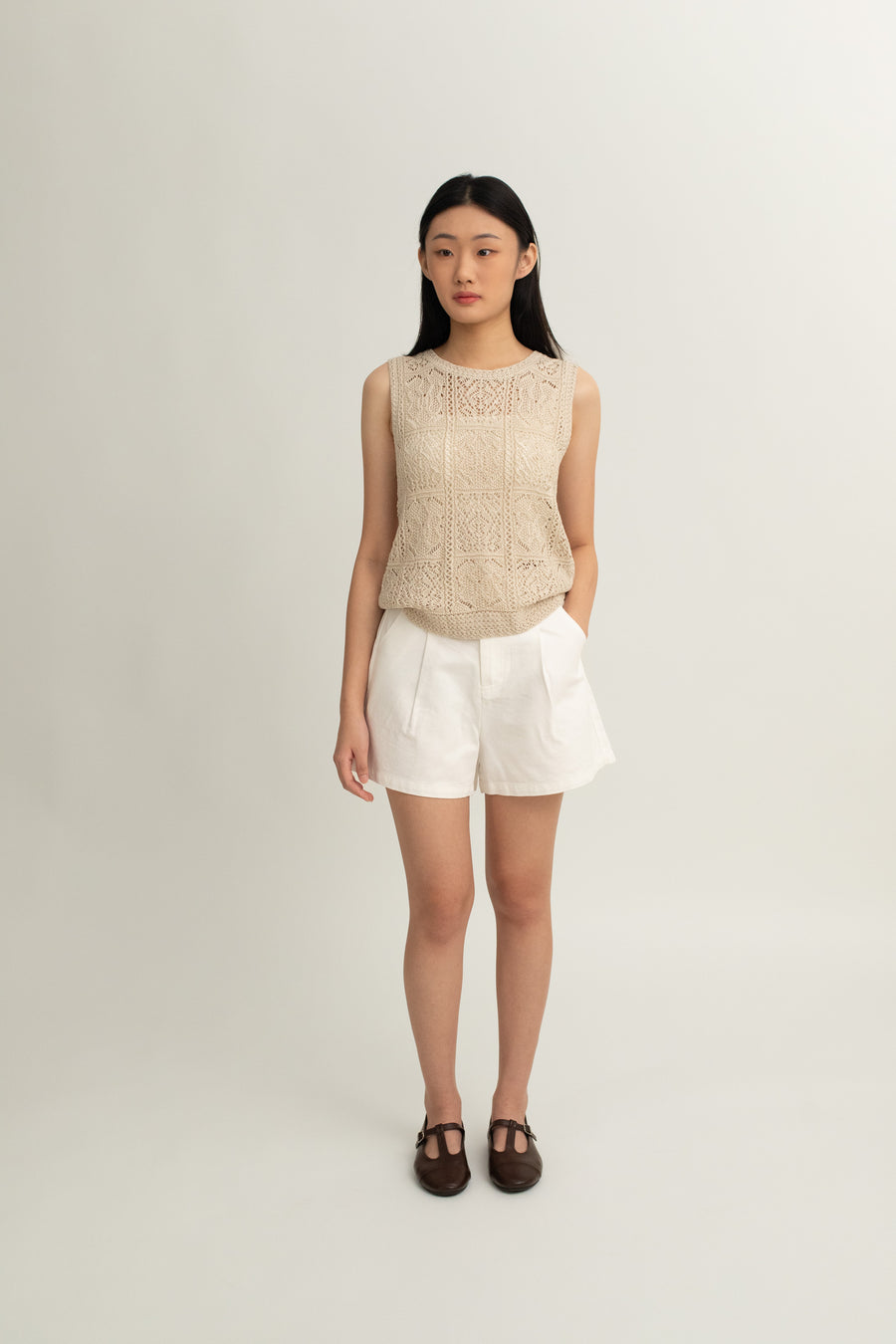 Iris Crochet Knit Top