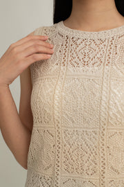 Iris Crochet Knit Top