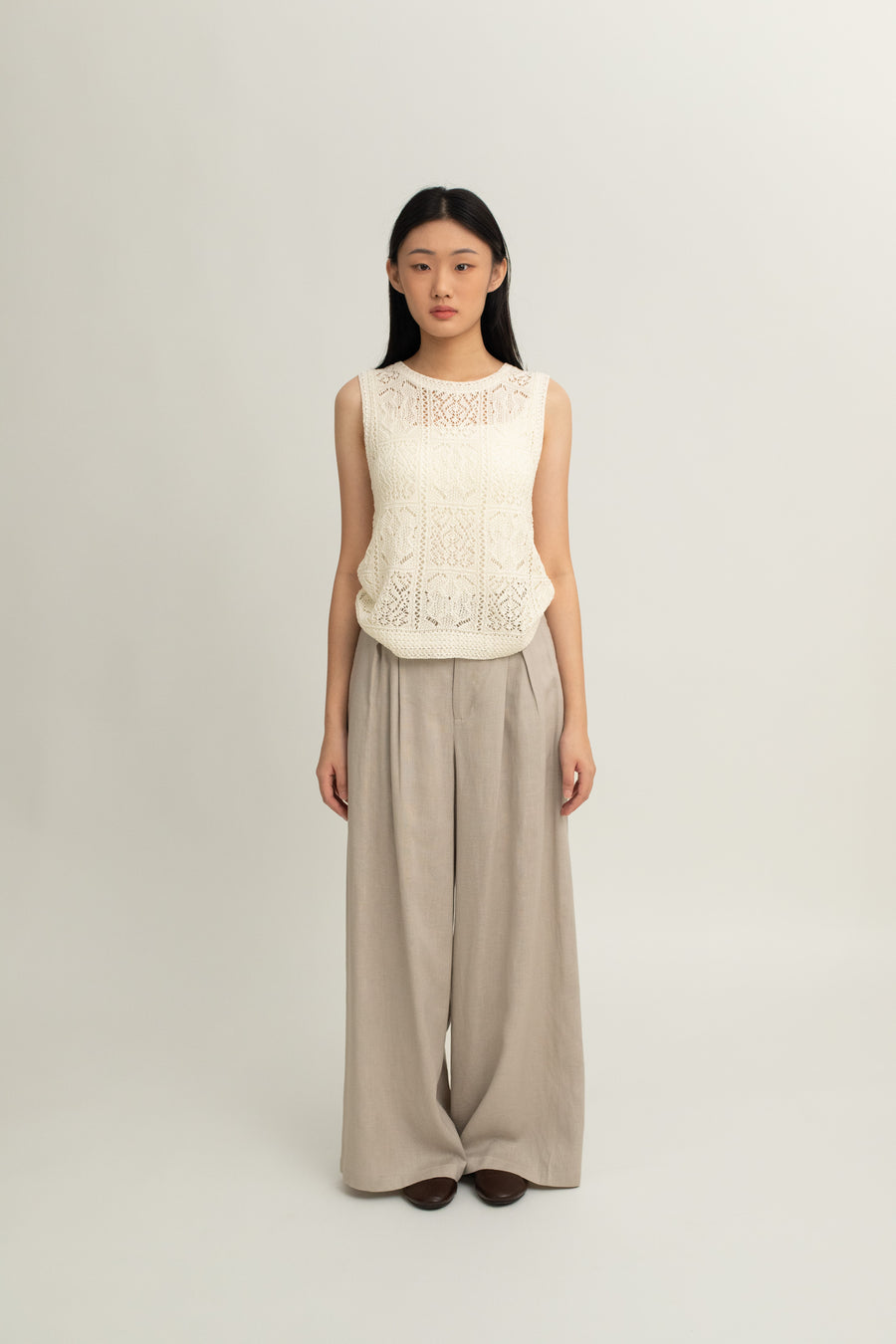 Iris Crochet Knit Top