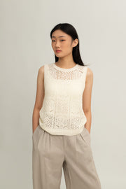 Iris Crochet Knit Top
