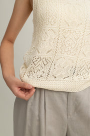 Iris Crochet Knit Top