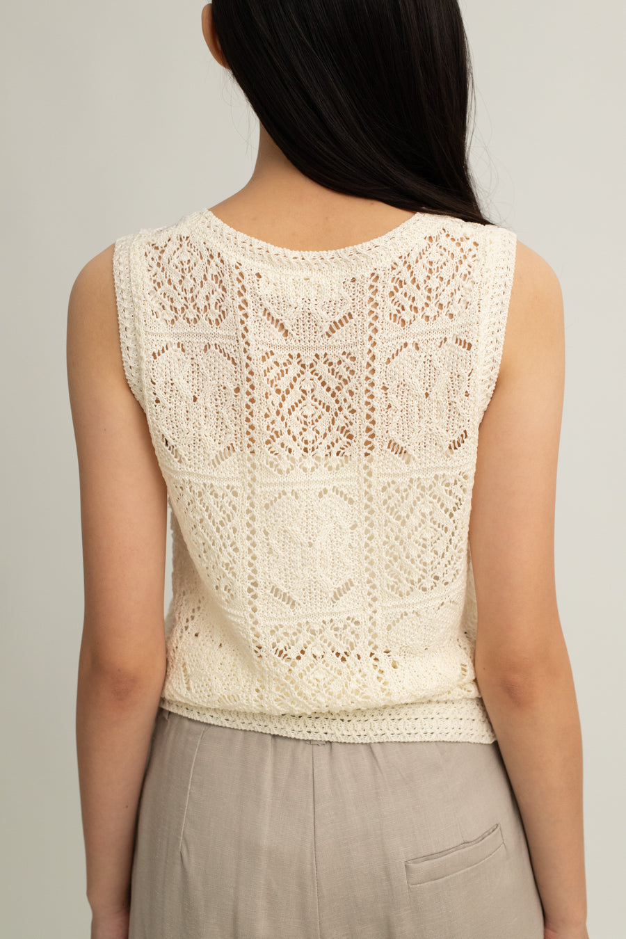 Iris Crochet Knit Top