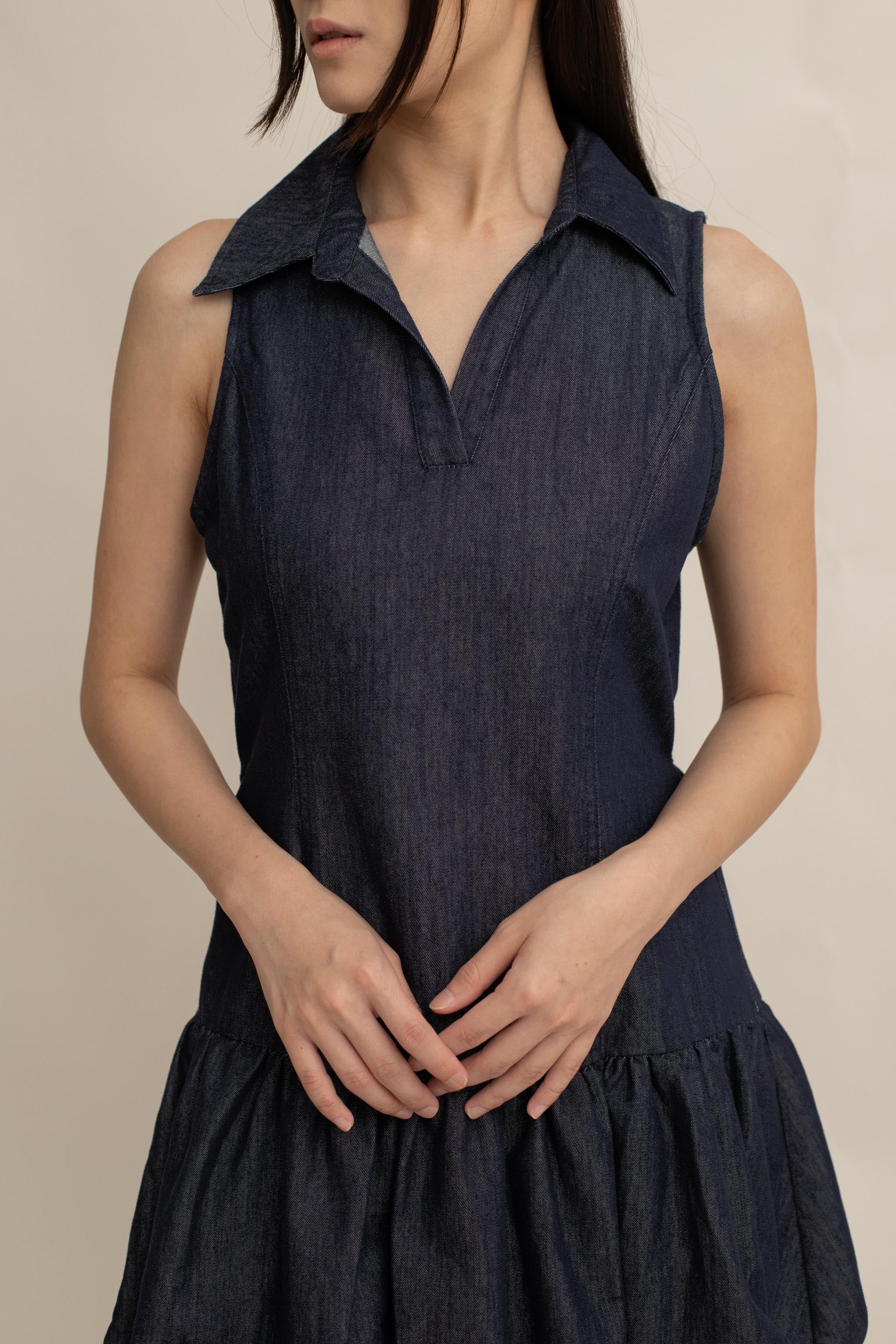 Jamie Collar Bubble Dress