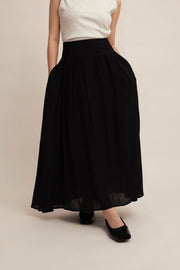 Kallie Textured Midi Skirt