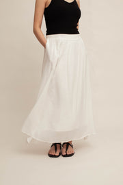 Kallie Textured Midi Skirt