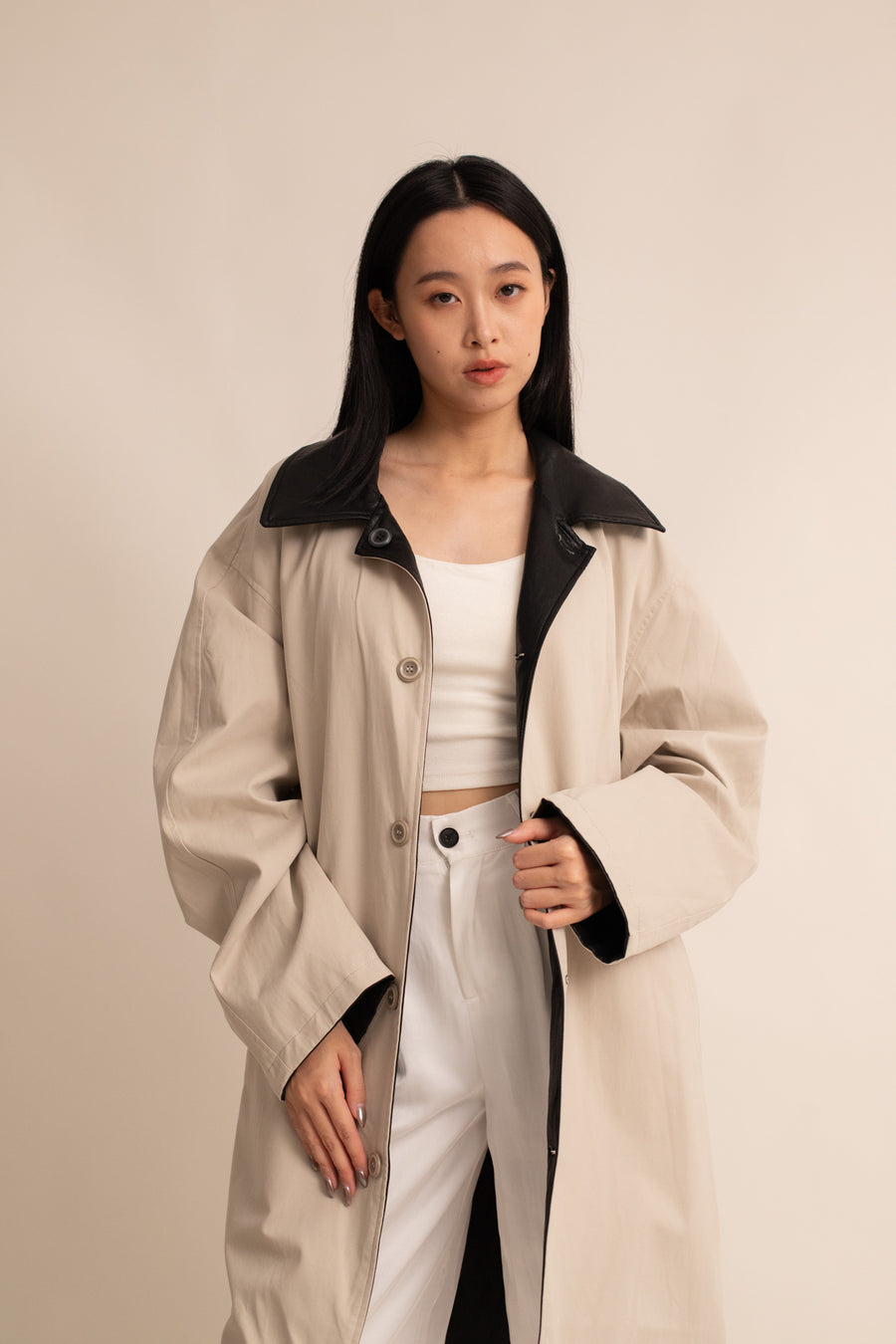 Kendra Reversible Leather Jacket