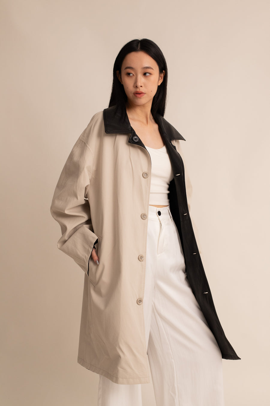 Kendra Reversible Leather Jacket