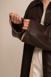 Kendra Reversible Leather Jacket