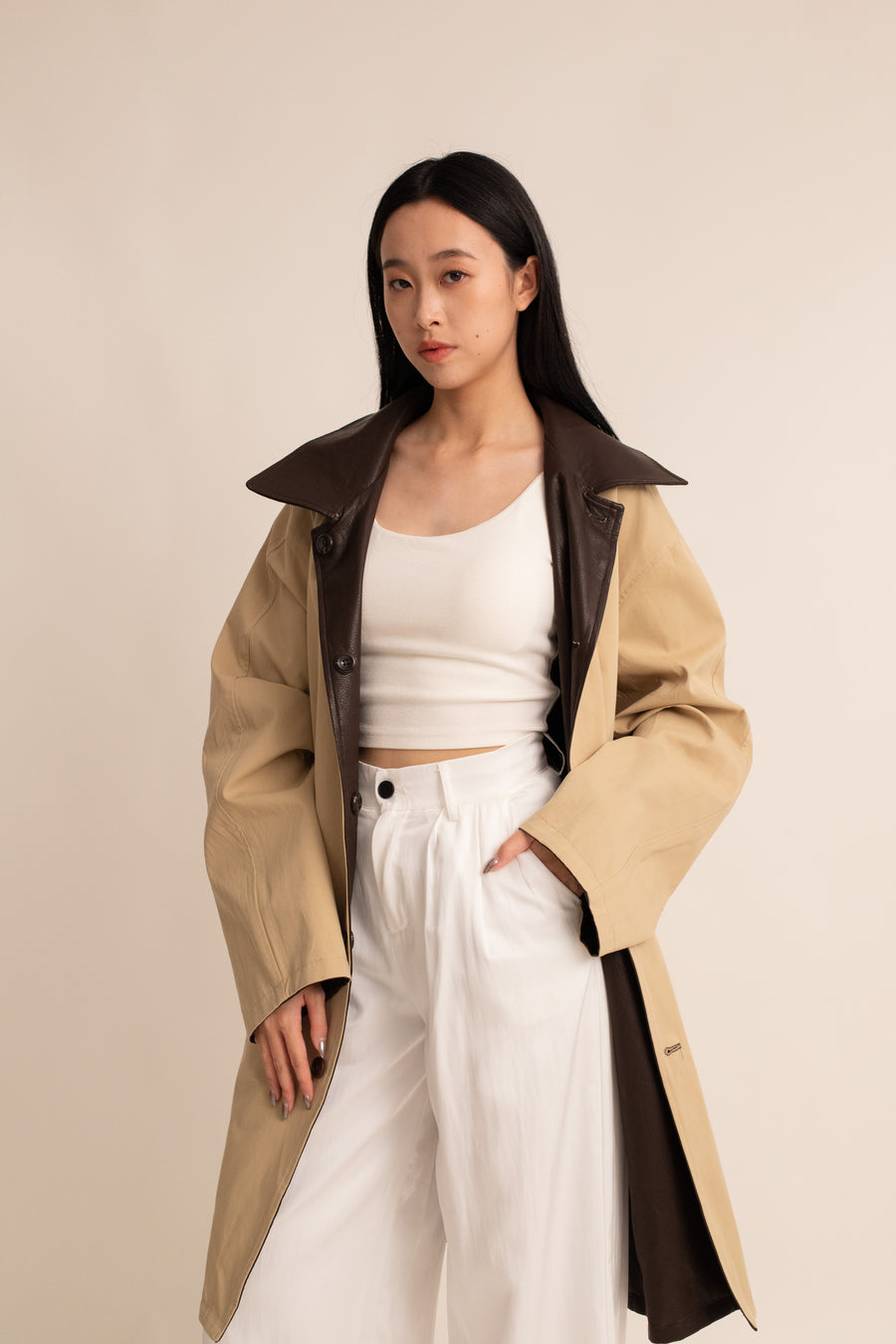 Kendra Reversible Leather Jacket