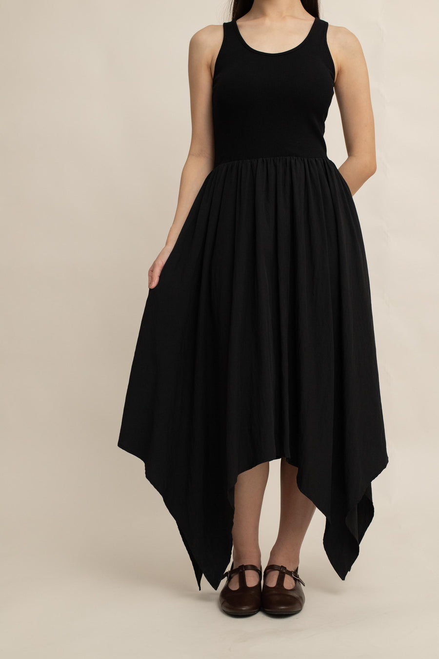 Kylie Asymmetric Hem Dress