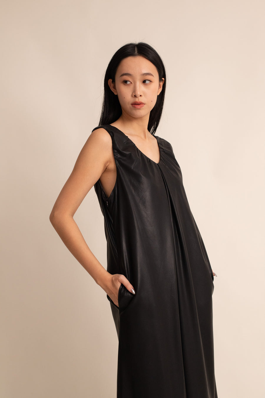 Kynn Leather Dress