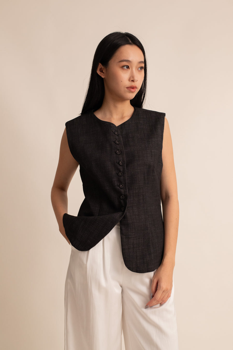 Leone Textured Vest
