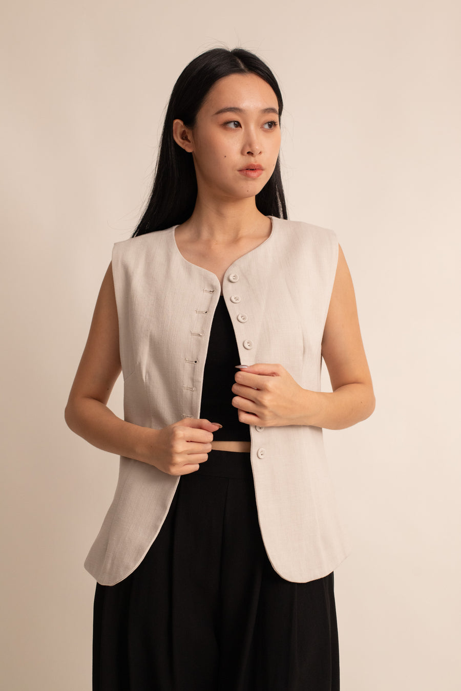 Leone Textured Vest