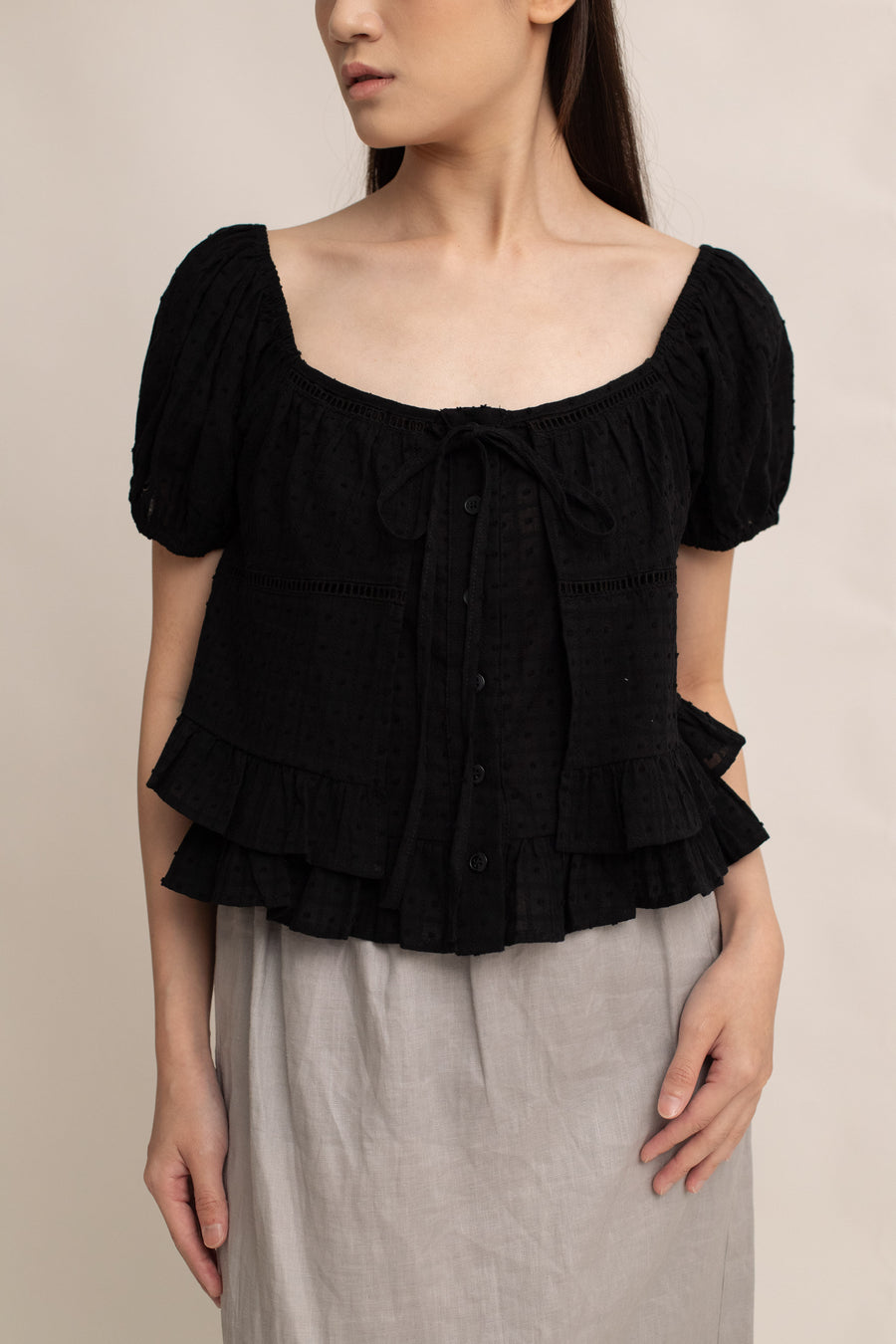Lilia Puff Sleeve Top