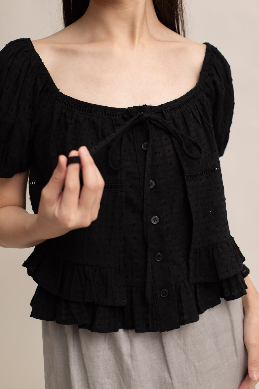 Lilia Puff Sleeve Top