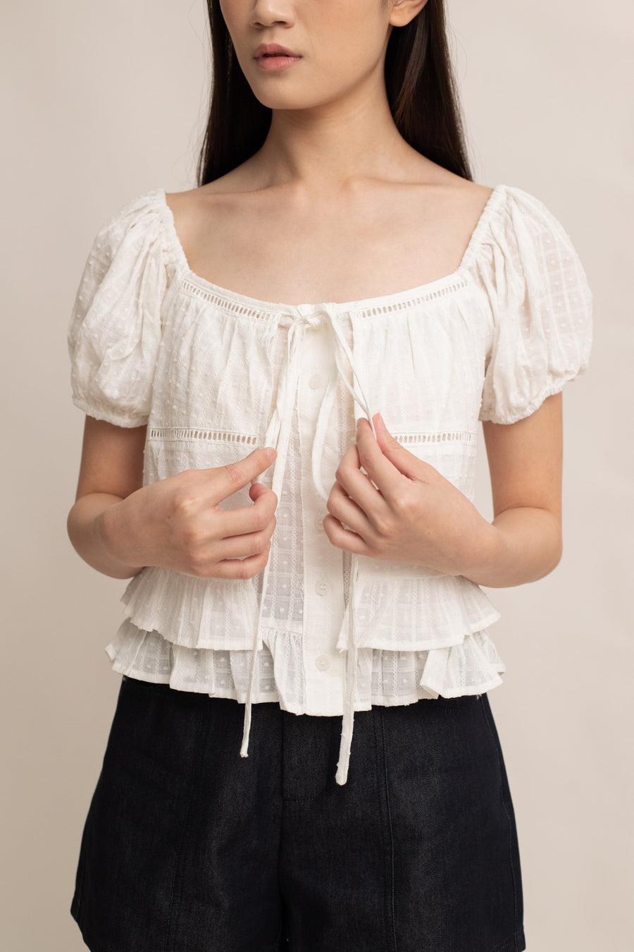 Lilia Puff Sleeve Top