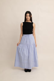 Lina Stripe Tiered Skirt