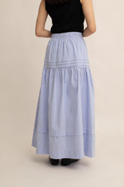 Lina Stripe Tiered Skirt