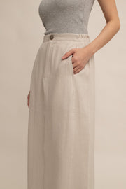 Linnie Linen Midi Skirt