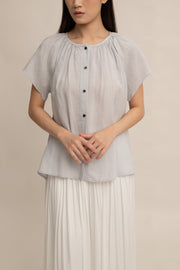 Lyra Button Top