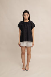 Lyra Button Top
