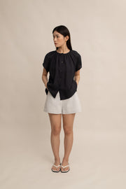 Lyra Button Top