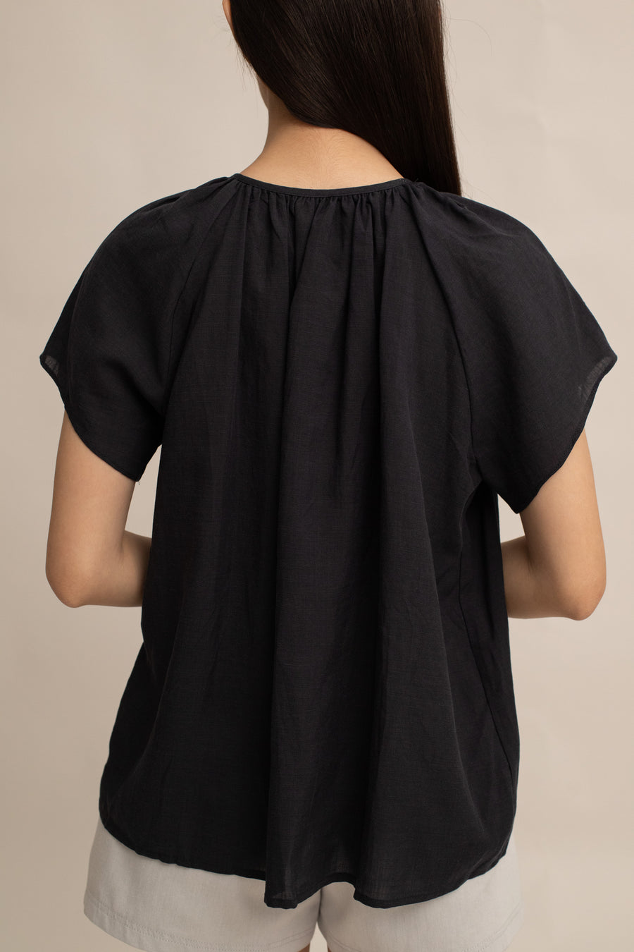 Lyra Button Top