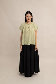 Lyra Button Top