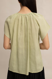 Lyra Button Top