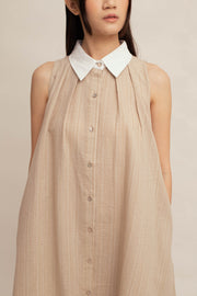 Maribel Collar Midi Dress