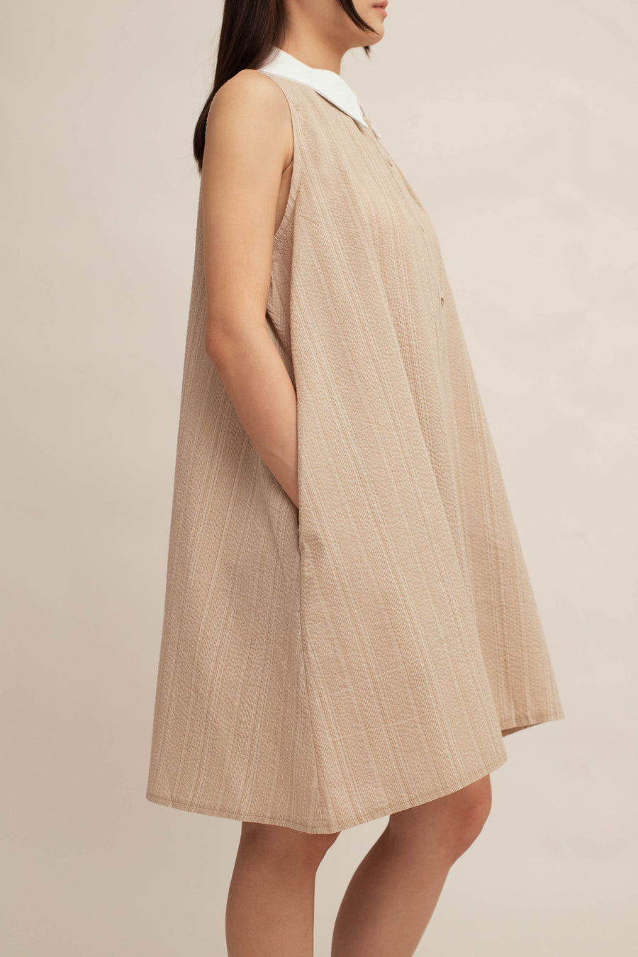 Maribel Collar Midi Dress