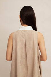 Maribel Collar Midi Dress