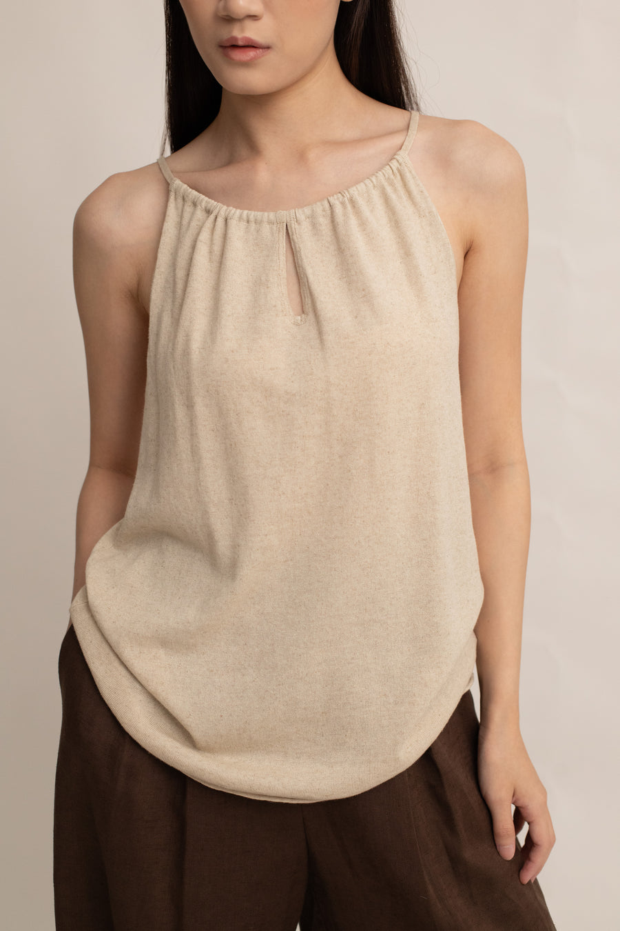Noel Gathered Top