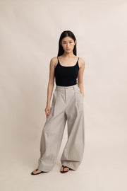 Opal Wide-Leg Cotton Pants