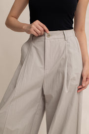 Opal Wide-Leg Cotton Pants