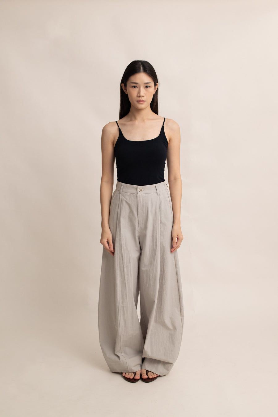 Opal Wide-Leg Cotton Pants