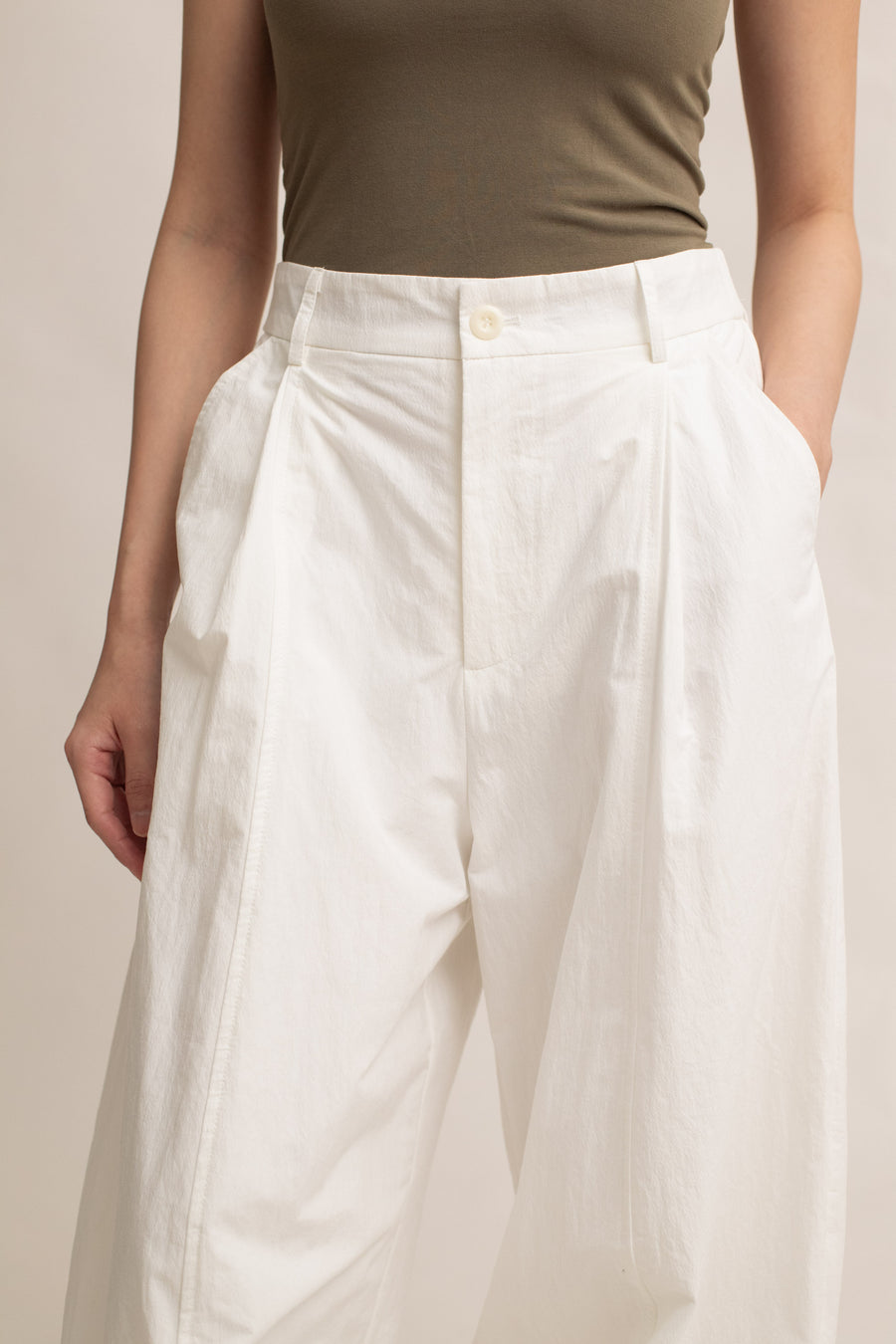 Opal Wide-Leg Cotton Pants