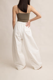 Opal Wide-Leg Cotton Pants