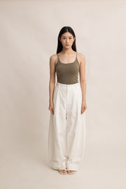 Opal Wide-Leg Cotton Pants
