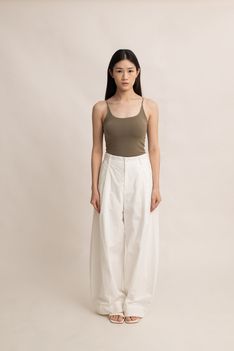 Opal Wide-Leg Cotton Pants