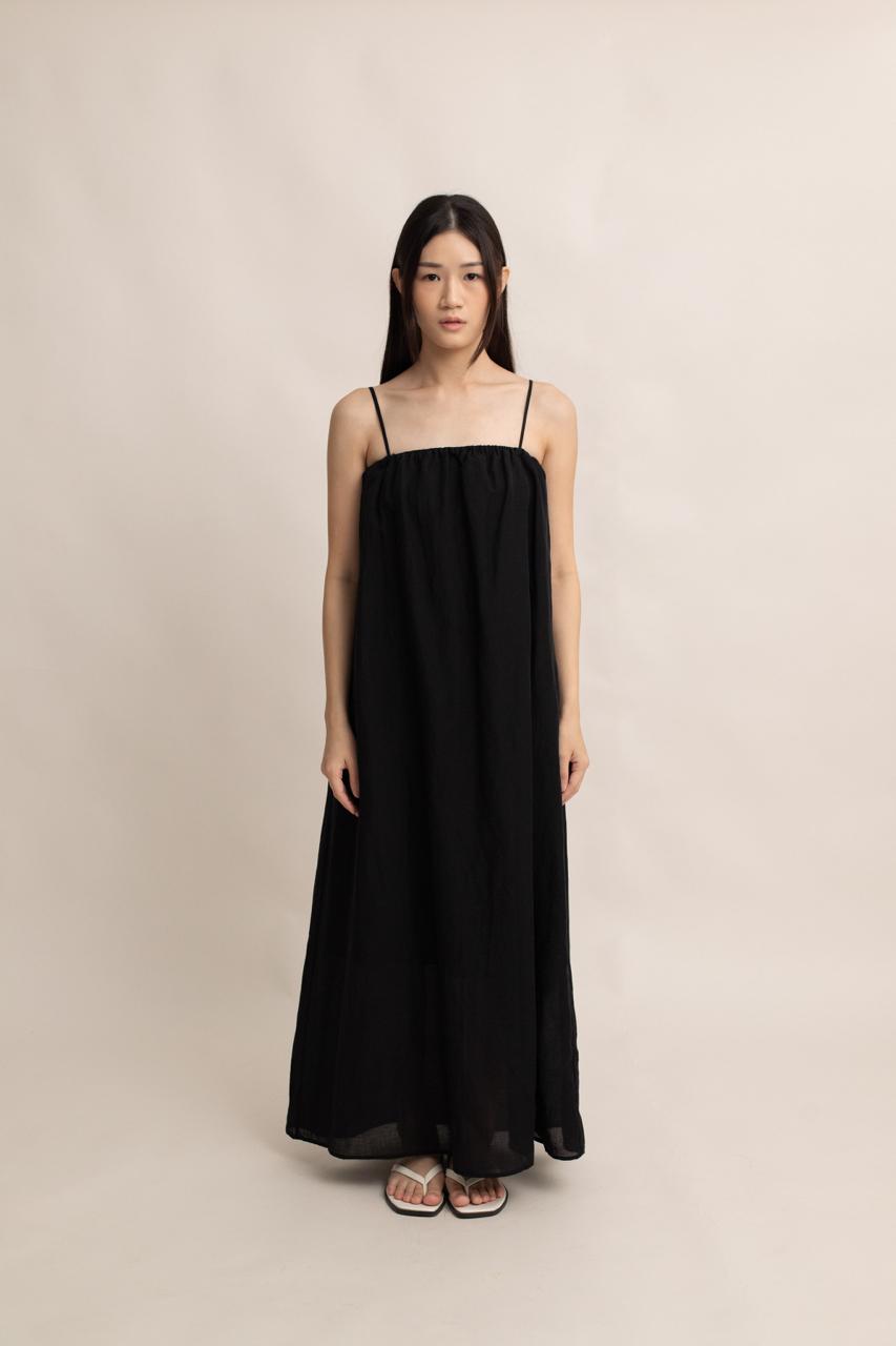 Clara Linen Maxi Dress