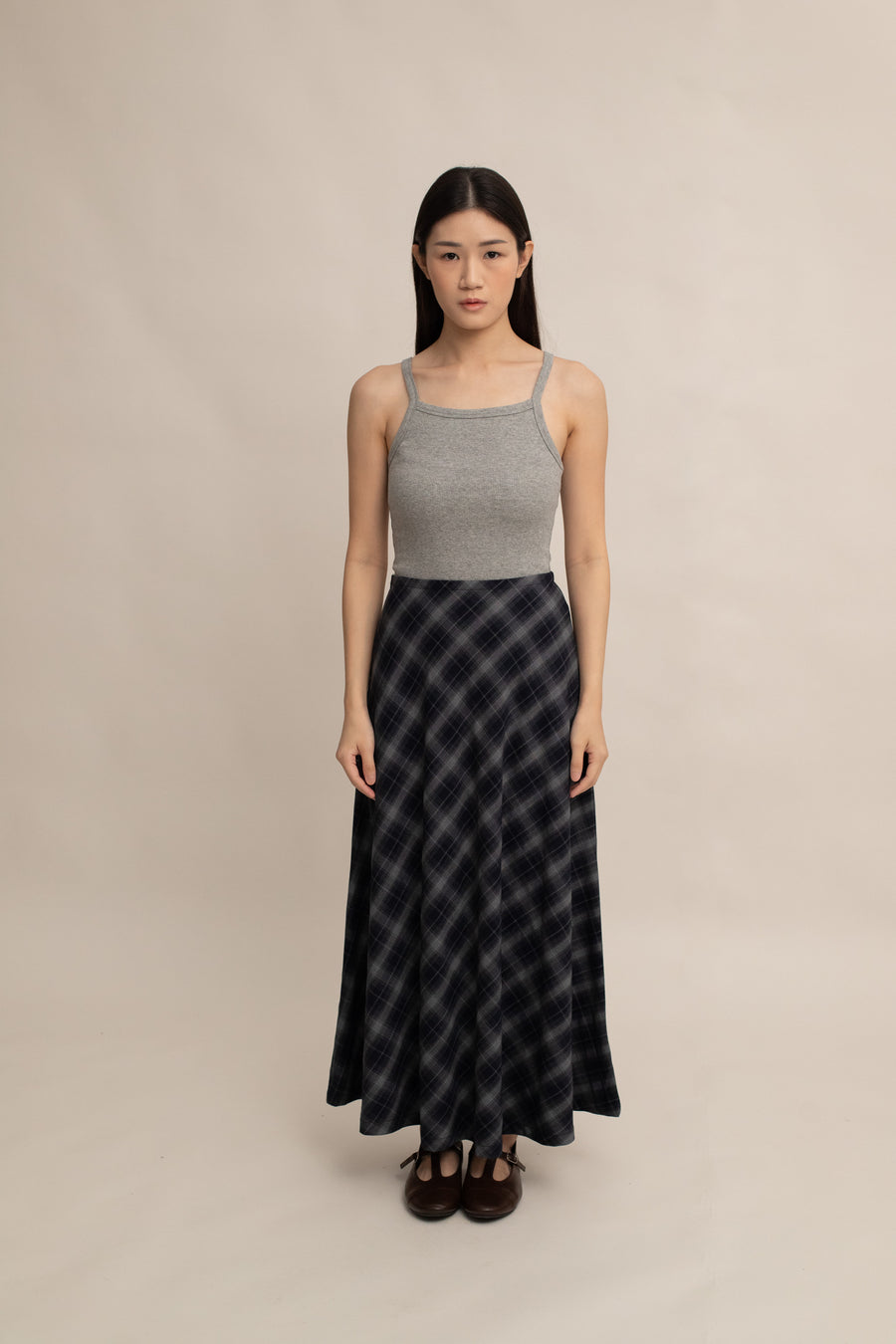 Revee Plaid A-Line Skirt